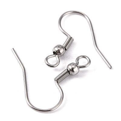 Tarnish Resistant 316 Surgical Stainless Steel Earring Hooks X-STAS-O032-01-1