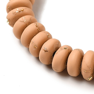 Handmade Polyester Clay Beads Strand CLAY-P001-04D-1