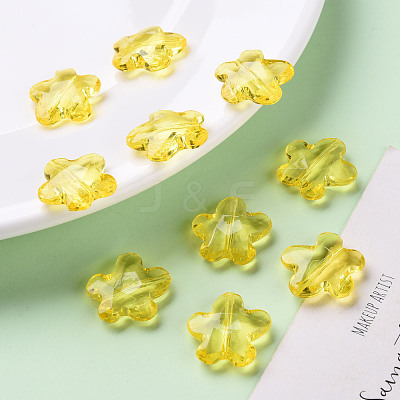 Transparent Acrylic Beads TACR-S154-32B-85-1