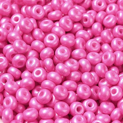Baking Paint Luster Glass Seed Beads X1-SEED-B001-04A-05-1