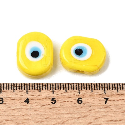 Handmade Evil Eye Lampwork Beads LAMP-G168-02-01-1