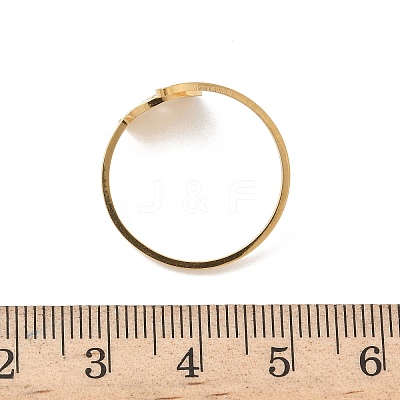 304 Stainless Steel Cuff Rings for Women RJEW-F195-02G-1