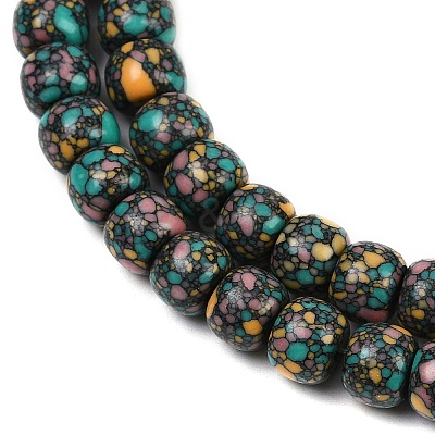 Natural Agate Beads Strands G-U030-D01-8mm-1