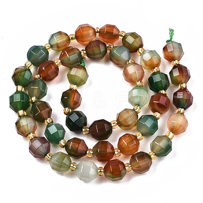 Natural Peacock Agate Beads Strands G-T131-82A-03-1