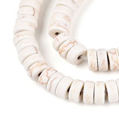 Synthetic Howlite Beads Strands G-N352-08C-1