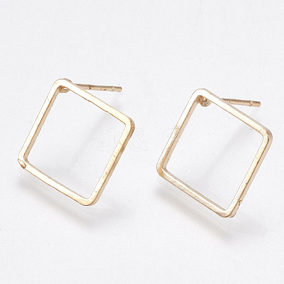 Brass Stud Earring Findings KK-T037-07KC-NF-1