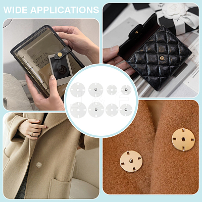 24 Pairs 4 Styles Zinc Alloy Snap Buttons FIND-FG0004-96P-1