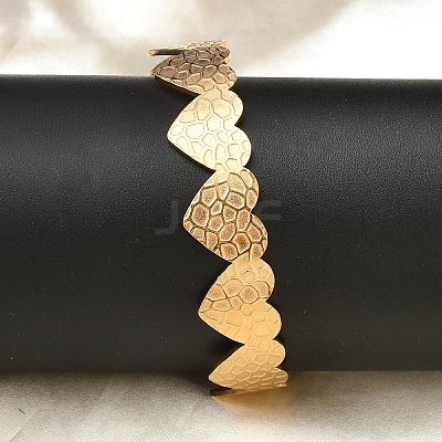 304 Stainless Steel Cuff Bangles for Women LS-BJEW-B120-02G-02-1