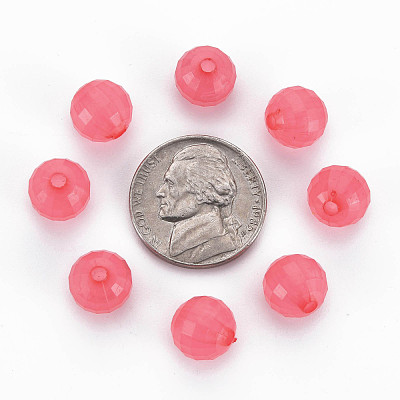 Transparent Acrylic Beads TACR-S153-42E-03-1