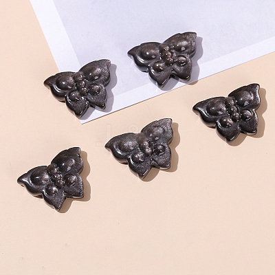 Natural Silver Obsidian Carved Healing Figurines PW-WG51571-01-1