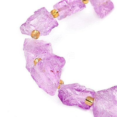 Raw Rough Natural Quartz Crystal Beads Strands G-Z131-J01-04-1