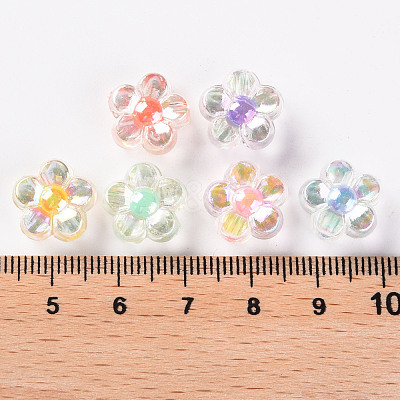 Transparent Acrylic Beads TACR-S152-06B-1