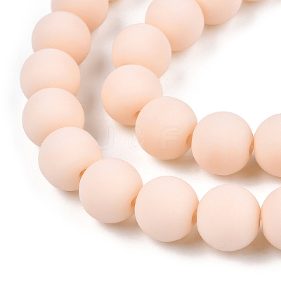Opaque Glass Beads Strands GLAA-T032-P10mm-MD09-1