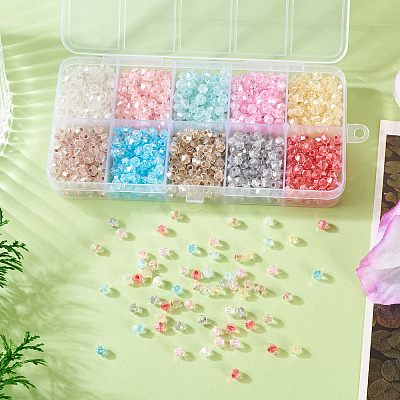 1420Pcs 10 Colors Glass Seed Beads SEED-TA0001-53-1