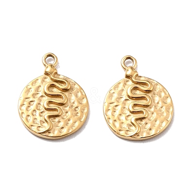 Ion Plating(IP) 316 Surgical Stainless Steel Pendants STAS-D450-12G-1