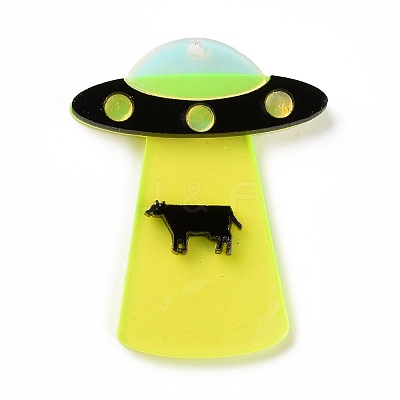 Transparent Acrylic Pendants LS-OACR-B001-04-1