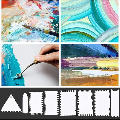 Plastic Cake Spatulas DIY-NB0006-43-1
