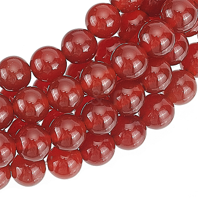 3 Strands Natural Carnelian Beads Strands G-GO0001-10-1