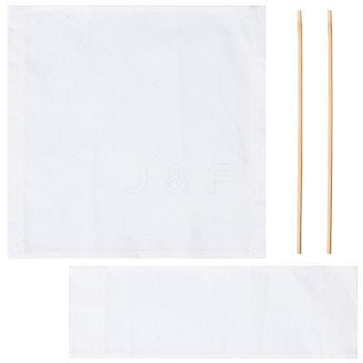 Cloth & Bamboo Sticks for Beach Chair Cloth Replacement Supplies AJEW-WH20018-05B-1-1