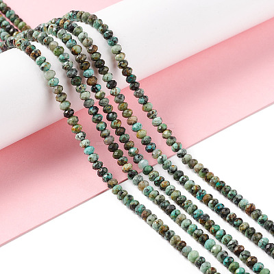 Natural African Turquoise(Jasper) Beads Strands LS-G-F717-02B-1