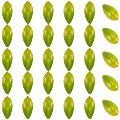 Foam Imitation Olive AJEW-GF0013-46-1