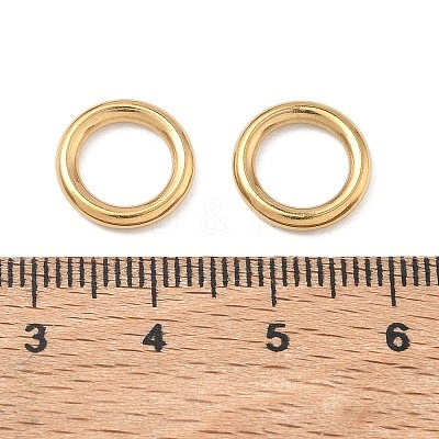 Ion Plating(IP) 304 Stainless Steel Closed Jump Rings STAS-G393-06G-01-1
