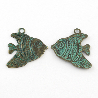 Zinc Alloy Pendants X-PALLOY-R065-050-LF-1