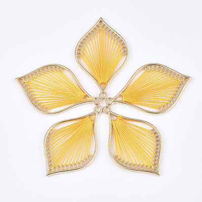 Cotton Thread Woven Pendants FIND-S306-03-M-1