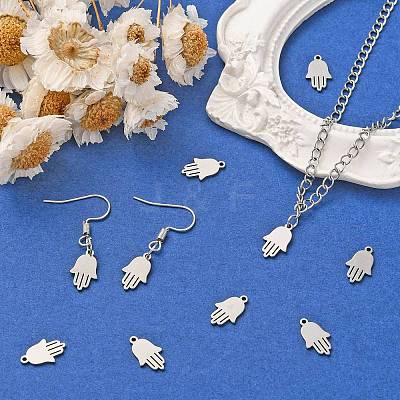 201 Stainless Steel Charms STAS-CJC0006-06-1