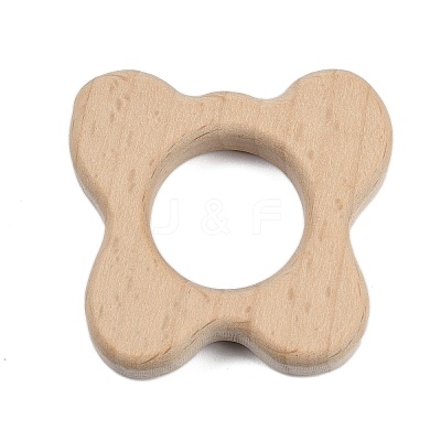 Natural Beech Wooden Baby Teething Toys WOOD-U003-04-1