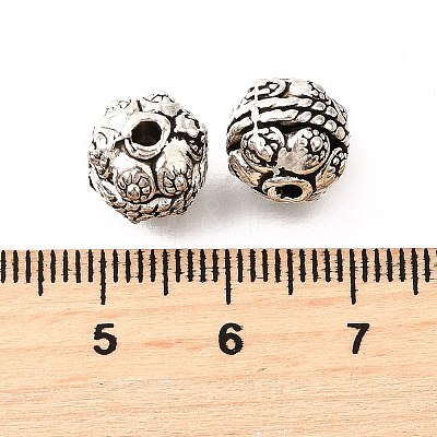 Tibetan Style Alloy Beads TIBE-L008-40AS-1