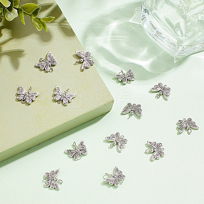 30Pcs Tibetan Style Alloy Connector Charms FIND-GA0002-66-1