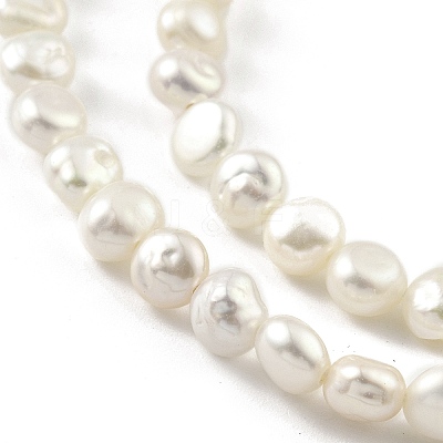 Natural Cultured Freshwater Pearl Beads Strands PEAR-A006-03D-X-1