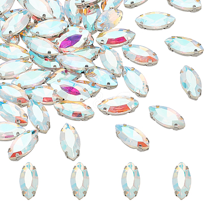80Pcs Sew on Rhinestone DIY-MA0005-55A-1