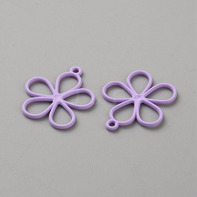 Hollow Out Spray Painted Alloy Pendants FIND-WH20008-19B-1