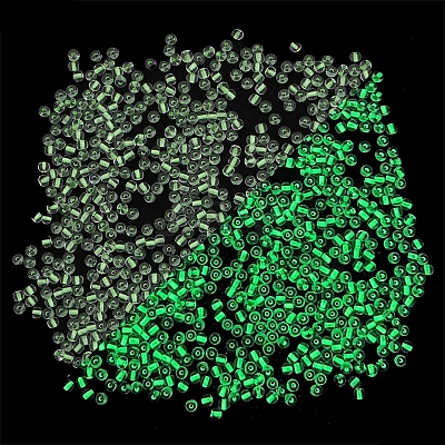 11/0 Luminous Glass Seed Beads LUMI-PW0001-186A-11-1