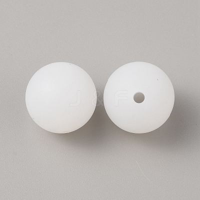Luminous Round Food Grade Silicone Beads SIL-TAC0007-04A-1