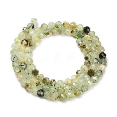 Natural Prehnite Beads Strands G-F838-A01-4mm-1