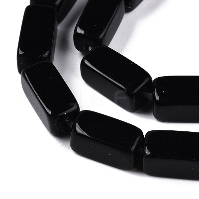 Natural Obsidian Beads Strands X-G-Q974-10-1-1