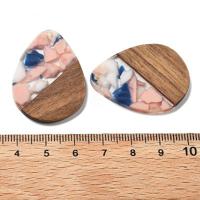 Resin and Walnut Pendants FIND-R051-04E-1