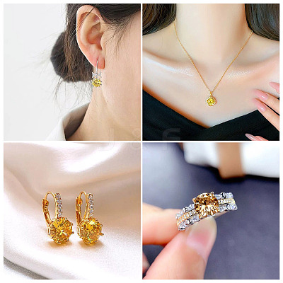 9Pcs 3 Colors Cubic Zirconia Cabochons ZIRC-TA0001-30B-1