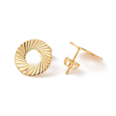 201 Stainless Steel Stud Earring Findings STAS-G266-07G-1