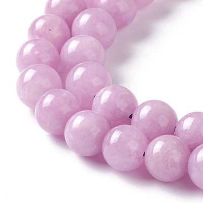 Natural White Jade Imitation Kunzite Beads Strands G-I299-F03-10mm-1