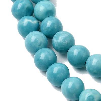 Dyed Natural Magnesite Beads Strands G-A323-A01-4mm-1