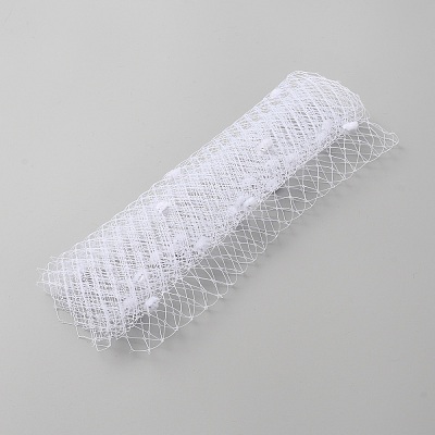 Elastic Polyester Deco Mesh Ribbons DIY-WH0308-465C-1