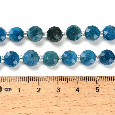 Natural Apatite Beads Strands G-B153-B05-1