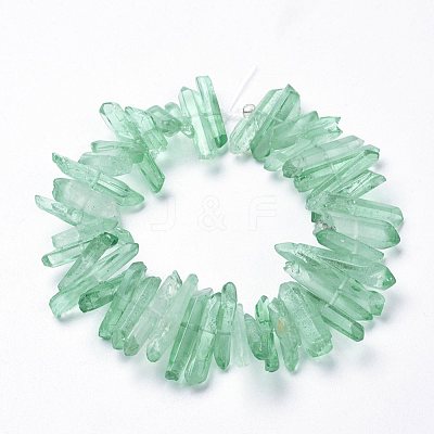 Natural Quartz Crystal Beads Strands G-K181-B-1