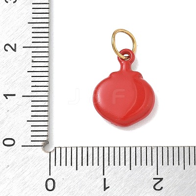304 Stainless Steel Enamel Pendants SA-CBA5B21-03G-1