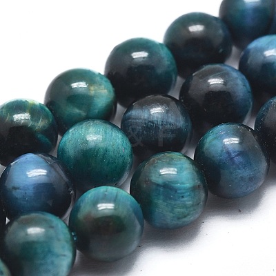 Natural Tiger Eye Bead Strands G-I224-02-8mm-1