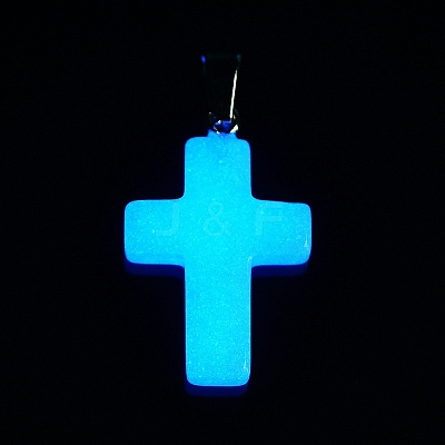 Synthetic Luminous Stone Dyed Pendants G-H308-06P-06-1